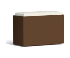 Coffre de rangement Roomy en Résine Rectangulaire 80X35 CM Brun