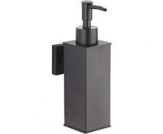 Distributeur de savon mural en acier inoxydable 304 pour décoration d'intérieur (Noir)