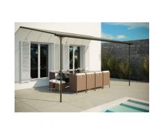 Ferrato 15,15 m² : tonnelle murale, carport 4,96 x 3,05 m