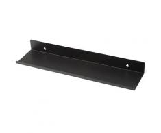 Étagère Murale Salle de Bain Étagère Rectangulaire en Aluminium Mat Tablette Murale Robuste