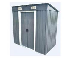 Bc-elec - 5662-0503 Abri de jardin métallique 121 x 194 x 181cm - Anthracite