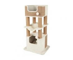 Les Tendances - TRIXIE Arbre a chat Lucano 110cm - Blanc et taupe