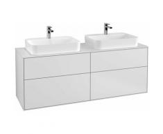 Villeroy und Boch Finion Meuble sous-lavabo G43100,1600x603x501mm, avec éclairage LED, plaque de