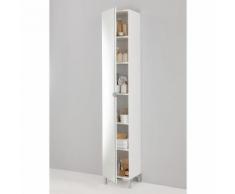 Armoire contemporaine de salle de bain Tara Blanc