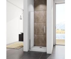 Acezanble - Porte de douche pivotante 90x197cm, en niche