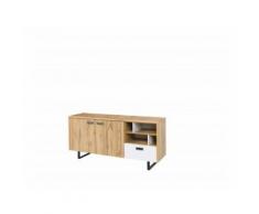 Buffet, bahut, enfilade petit modèle OAK. Meuble design et tendance pour votre salon ou salle à