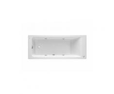 Baignoire acrylique rectangulaire avec hydromassage1400X700 EASY Basic - ROCA A248524001