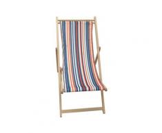 Chilienne amovible Manon - Toile amovible - Bleu marine - Jardin Prive