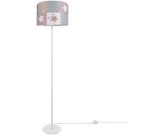 Lampe pour enfants Lampe LED Lampadaire Chambre d'enfant Lampe motif étoiles E27 Un Pied Blanc,