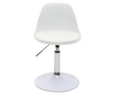 Chaise de bureau design enfant STEEVY - Blanc