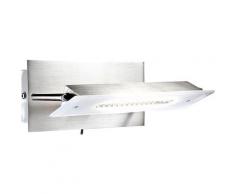 Spot à LED en métal, pivotant, longueur 19 cm R ETTANGOLO