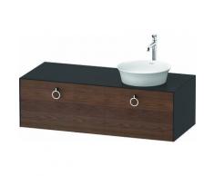 Duravit White Tulip, meuble sous-vasque suspendu, largeur 1300 x profondeur 550mm, avec 1x
