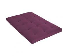 Matelas Futon Latex Couleur - Aubergine, Dimensions - 160 x 200 cm