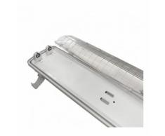 - Réglette - Boitier Tube LED T8 Double Etanche 1200 mm