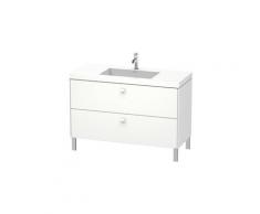 Duravit Ag - Duravit Brioso meuble lavabo c-collée avec socle sur pied 120,0x48,0 cm, 2 tiroirs,
