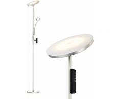Lampadaire Sur Pied Salon 30W, Lampe LED à Pied avec Liseuse Flexible 5W, Lumière à Personnaliser,