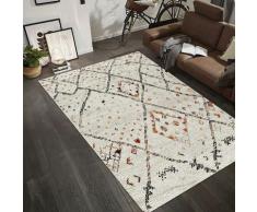 100x100 carre - UN AMOUR DE TAPIS - Tapis Carré - Tapis Salon Moderne Design Scandinave - Tapis