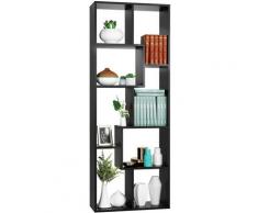 Étagère Bibliothèque Unité de rangement Étagères sur pied Séparateur en bois Organisateur Salon