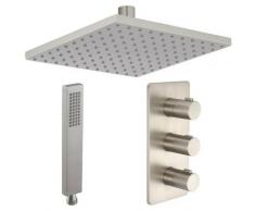Hudson Reed Harting – Mitigeur de Douche Thermostatique à Triple Commande avec Pommeau De Douche
