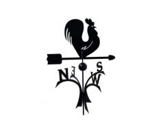 Outils Et Nature - Girouette Coq grand modèle sur roulement à billes