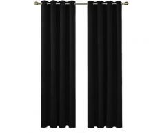 Deconovo - Rideaux Occultants Isolant Thermique avec Oeillet pour Décoration Maison Chambre, 2