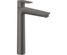 Hansgrohe Talis E 240 Mitigeur de lavabo noir chromé brossé, sans tirette ni vidage (71717340)