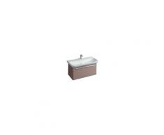 Meuble sous-lavabo myDay 880x410, taupe brillant, avec éclairage LED - 824101000 - Keramag