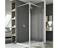 Cabine Douche 75x130 CM H185 granité C modèle Replay Duo 1 Portillon