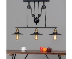 Lampe industrielle suspension - Triple Piattino