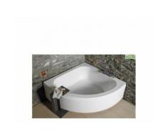 Baignoire d'angle en acrylique lucite ISABEL 145x145x42 cm