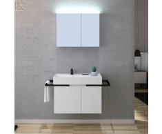 Meuble de salle de bain simple vasque TERAMO 800