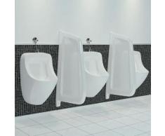 Topdeal VDTD05744_FR Brise-vue pour urinoir mural Céramique Blanc