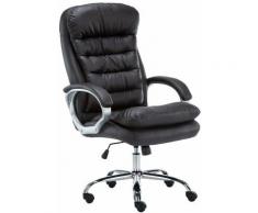 CLP - Fauteuil de bureau XXL Vancouver similicuir marron