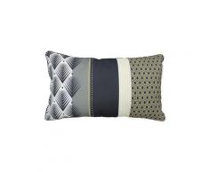 Coussin Déco galiléo 30x50cm Noir - Paris Prix