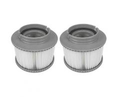 Lot De 2 Cartouches Filtrantes pour Piscine, Accessoires De Filtre De Nettoyage De Piscine