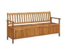 Youthup - Banc de rangement de jardin 170 cm Bois d'acacia solide