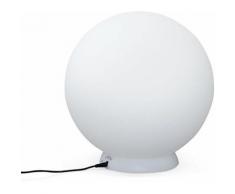 Boule lumineuse LED ⌀ 50 cm 16 couleurs, étanche, recharge sans fil avec télécommande