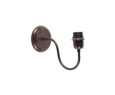 combi - Applique murale Rétro - 1 lumière - Ø 200 mm - Marron - Rustique,Rétro - Éclairage