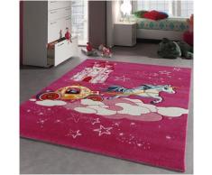 140x140 carre - UN AMOUR DE TAPIS - Tapis Enfant Carre - Tapis Chambre Bébé Fille Garcon Ado