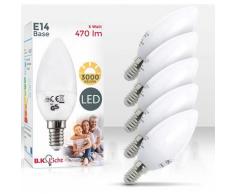 5x Ampoule LED E14 ampoule d'économie d'énergie 5W forme bougie