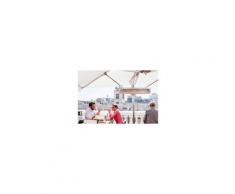 Chauffage infrarouge fixe 4000 w 12m2 blanc