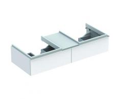 iCon Meuble sous-lavabo 840320 1190x240x477 mm, alpin brillant, Coloris: laqué blanc brillant