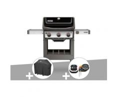 Barbecue gaz Weber Spirit II E-310 + plancha + Housse + Thermomètre IGrill 3