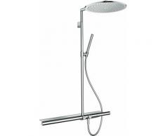 Hansgrohe AXOR ShowerSolutions Tuyau de douche avec thermostat 800 et douche de tête 350 1 jet,