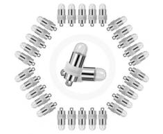 Lot de 30 mini lampes LED submersibles étanches pour décoration de fête, mariage, Halloween, Noël,