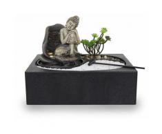Fontaine d'intérieur Fontaine de table Jardin zen ZenGarden Buddha Led 10992