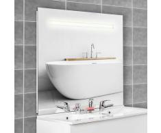 Miroir ELEGANCE 124x105 cm - éclairage intégré à LED et interrupteur sensitif