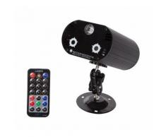 Mini projecteur laser rv + led 3 w
