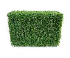 Plante artificielle haute gamme Spécial extérieur / Buis Haie artificiel coloris vert - Dim : 90 x