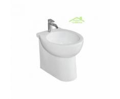 Bidet à poser PAROS en porcelaine 47x39x41,5 cm